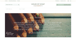 Desktop Screenshot of house-of-scrap.sk